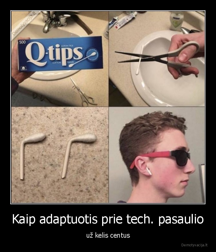 Kaip adaptuotis prie tech. pasaulio - už kelis centus