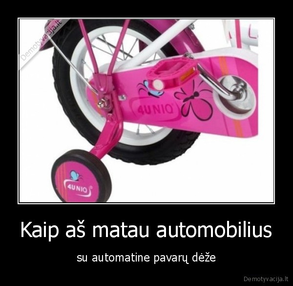 Kaip aš matau automobilius - su automatine pavarų dėže