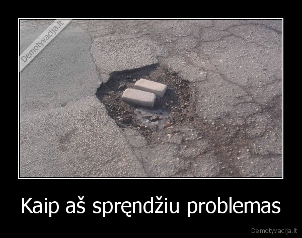 Kaip aš spręndžiu problemas - 