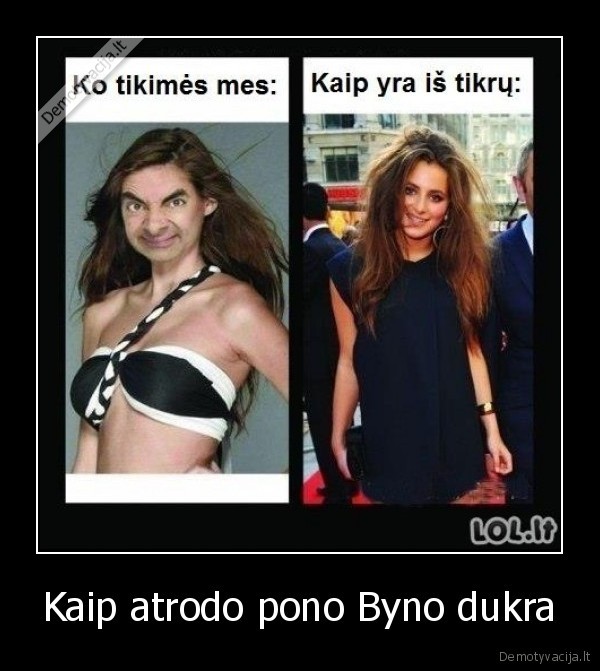 Kaip atrodo pono Byno dukra - 