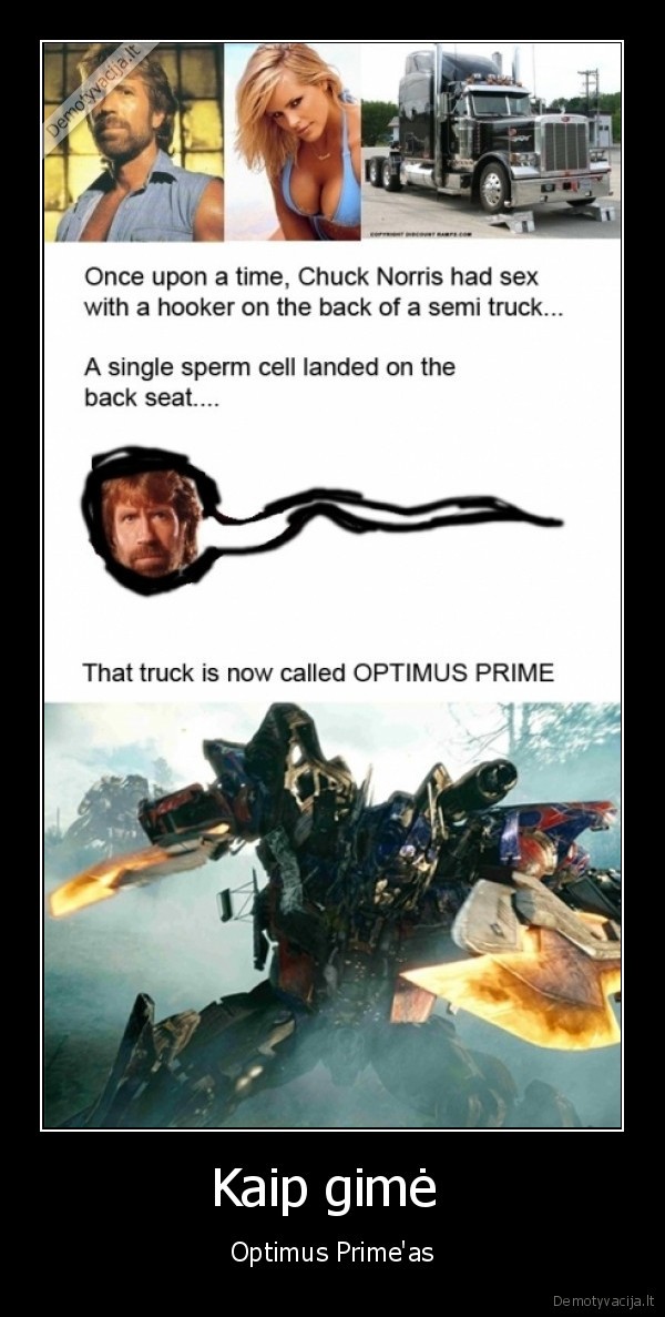 Kaip gimė  - Optimus Prime'as