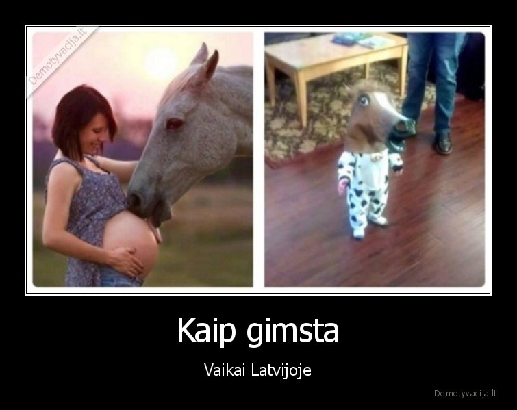 Kaip gimsta - Vaikai Latvijoje