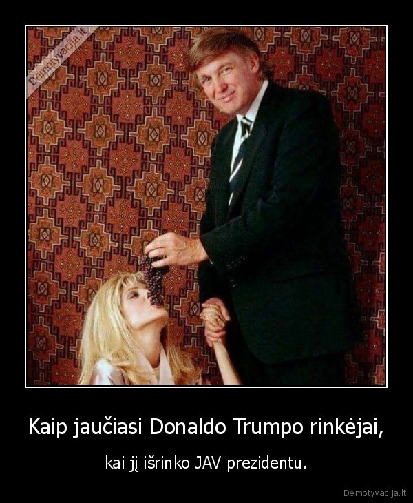 Kaip jaučiasi Donaldo Trumpo rinkėjai, - kai jį išrinko JAV prezidentu.