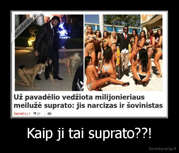 Kaip ji tai suprato??! - 