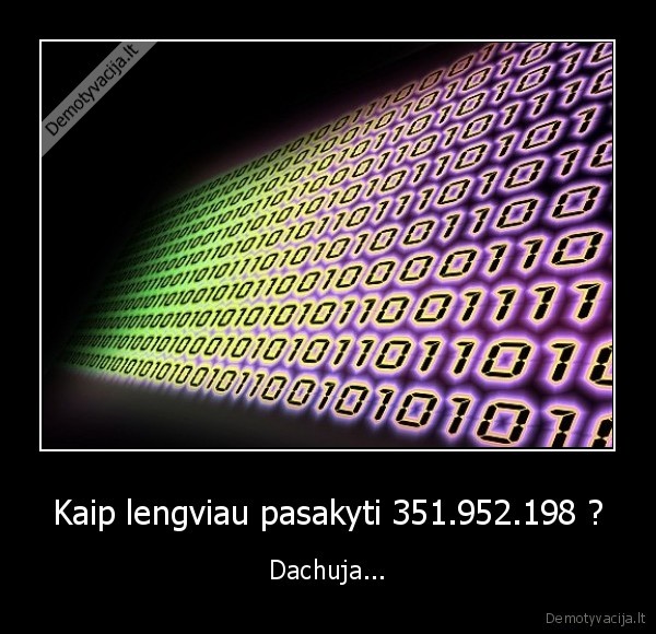 Kaip lengviau pasakyti 351.952.198 ? - Dachuja...