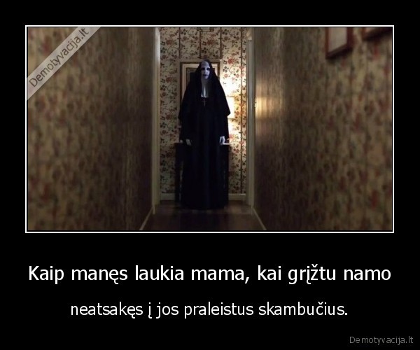 Kaip manęs laukia mama, kai grįžtu namo - neatsakęs į jos praleistus skambučius.