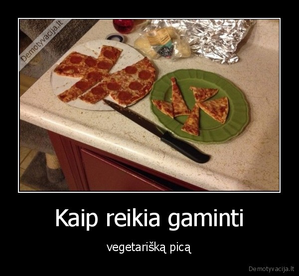 Kaip reikia gaminti - vegetarišką picą