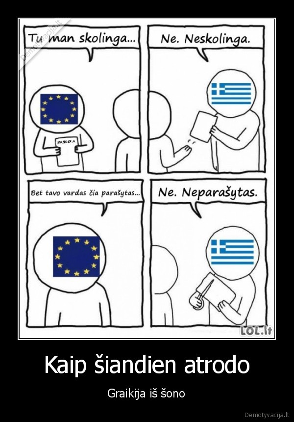 Kaip šiandien atrodo - Graikija iš šono