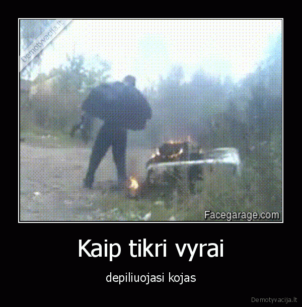 Kaip tikri vyrai - depiliuojasi kojas