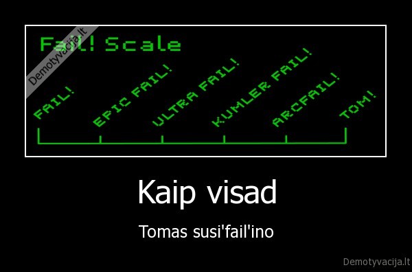 Kaip visad - Tomas susi'fail'ino