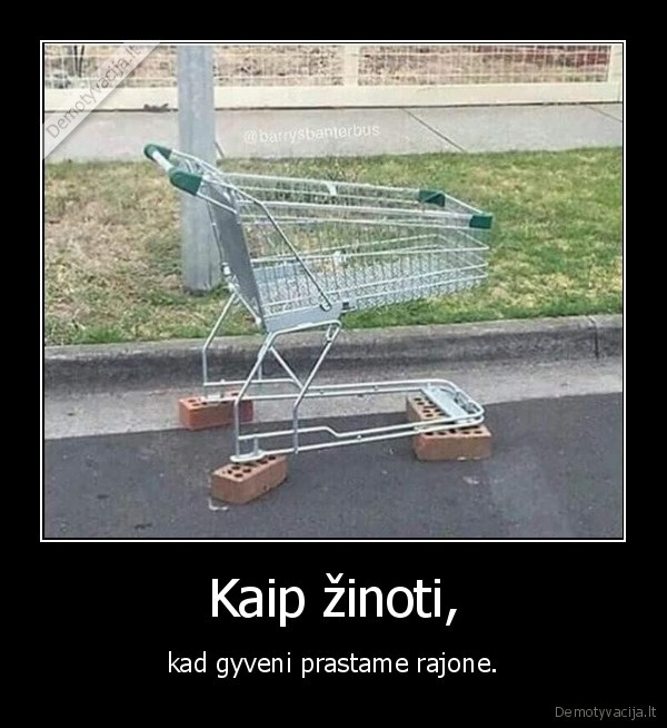 Kaip žinoti, - kad gyveni prastame rajone.