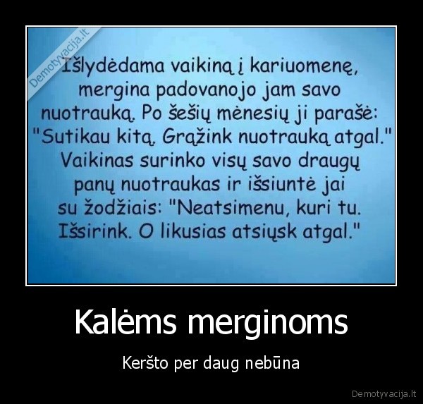 Kalėms merginoms - Keršto per daug nebūna