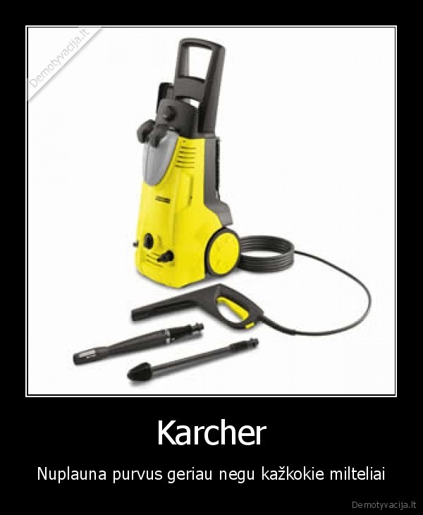 Karcher - Nuplauna purvus geriau negu kažkokie milteliai