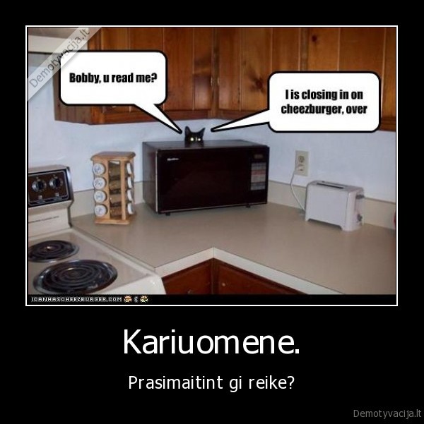 Kariuomene. - Prasimaitint gi reike?