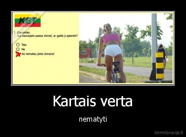 Kartais verta - nematyti