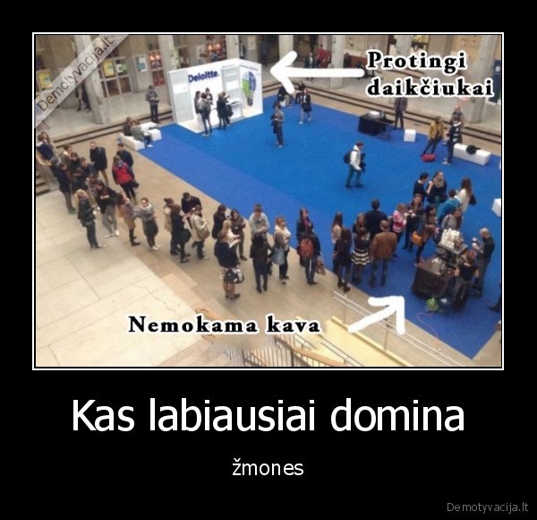 Kas labiausiai domina - žmones