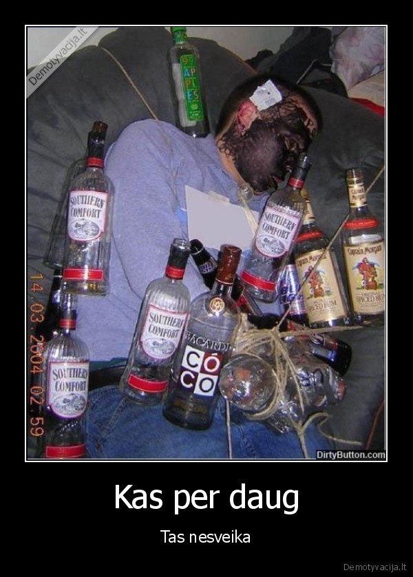 Kas per daug - Tas nesveika