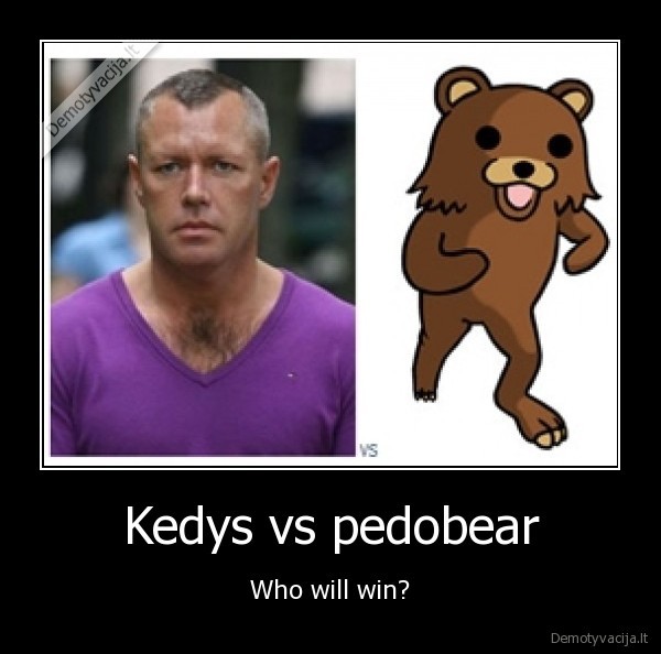 Kedys vs pedobear - Who will win?