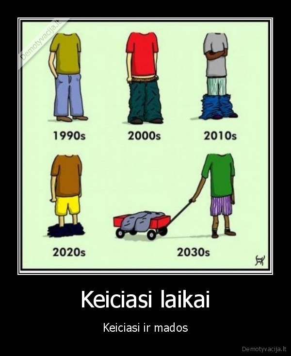 Keiciasi laikai - Keiciasi ir mados