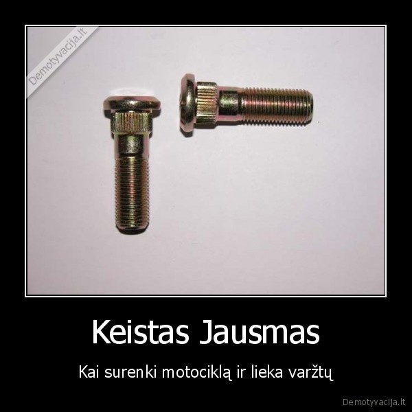 Keistas Jausmas - Kai surenki motociklą ir lieka varžtų