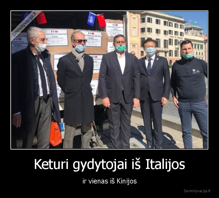 Keturi gydytojai iš Italijos - ir vienas iš Kinijos