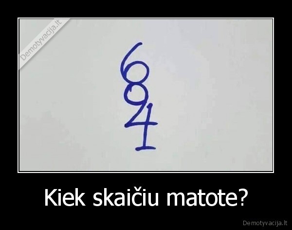 Kiek skaičiu matote? - 