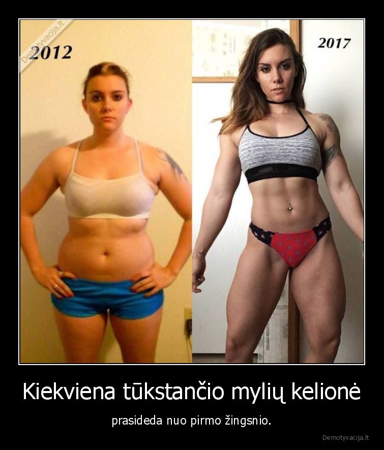 Kiekviena tūkstančio mylių kelionė - prasideda nuo pirmo žingsnio.