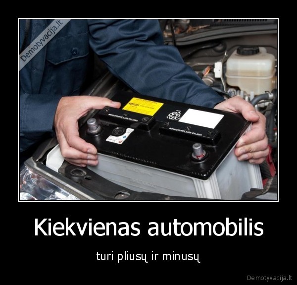 Kiekvienas automobilis - turi pliusų ir minusų