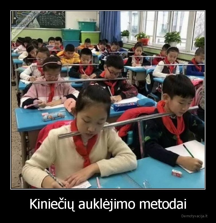 Kiniečių auklėjimo metodai - 