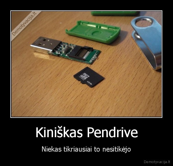 Kiniškas Pendrive - Niekas tikriausiai to nesitikėjo