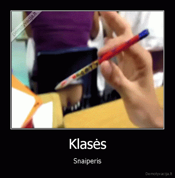 Klasės - Snaiperis