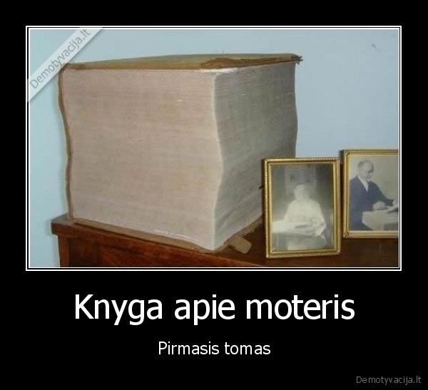 Knyga apie moteris - Pirmasis tomas