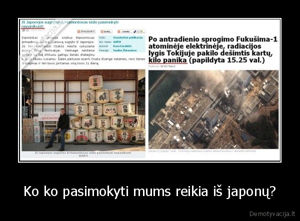 Ko ko pasimokyti mums reikia iš japonų? - 