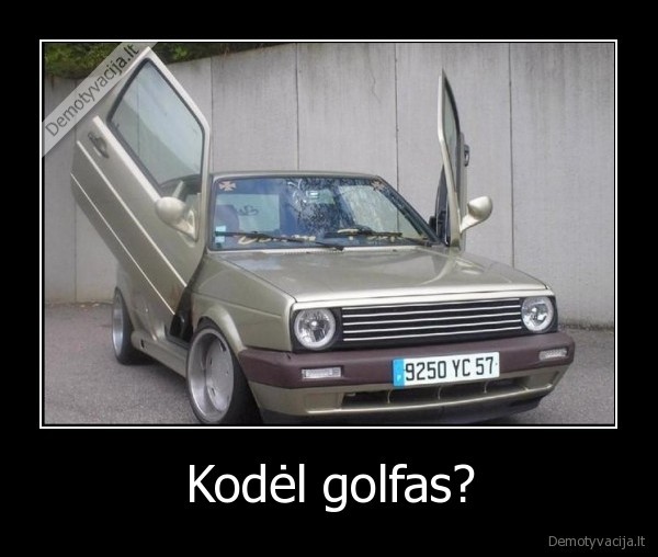 Kodėl golfas? - 