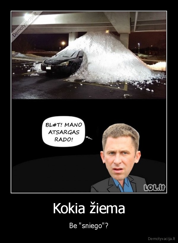 Kokia žiema - Be "sniego"?