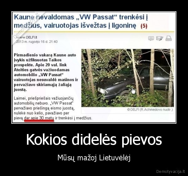 Kokios didelės pievos - Mūsų mažoj Lietuvėlėj