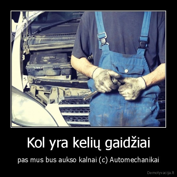 Kol yra kelių gaidžiai - pas mus bus aukso kalnai (c) Automechanikai