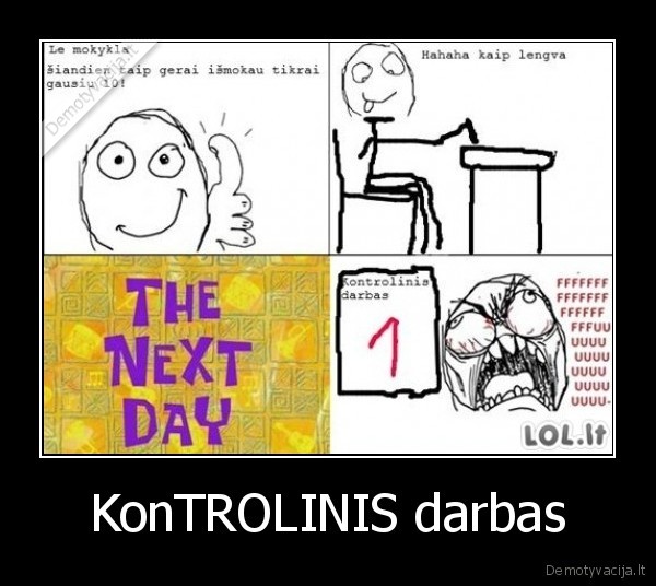 KonTROLINIS darbas - 