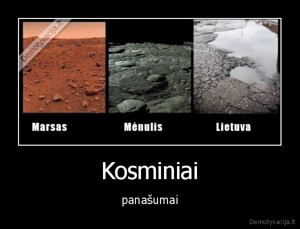 Kosminiai - panašumai