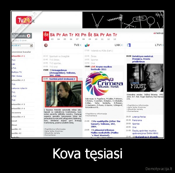 Kova tęsiasi - 