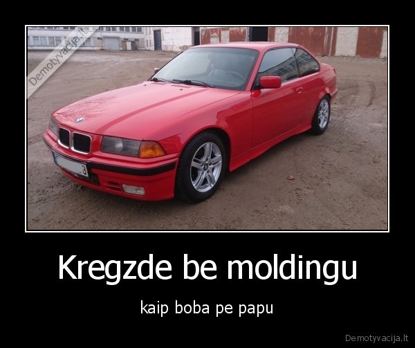 Kregzde be moldingu - kaip boba pe papu