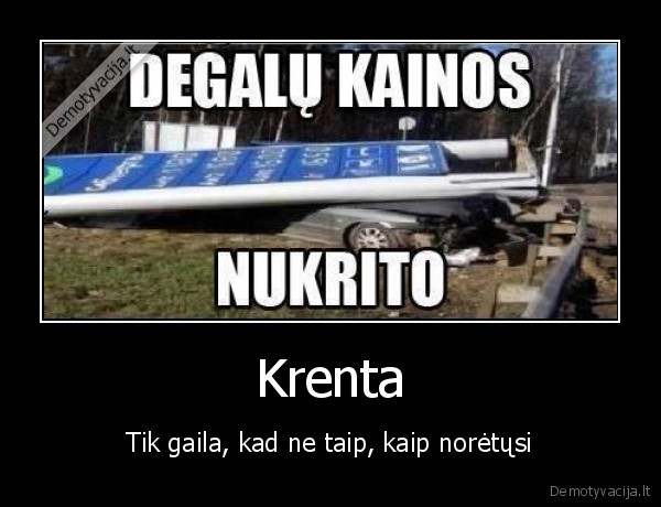 Krenta - Tik gaila, kad ne taip, kaip norėtųsi