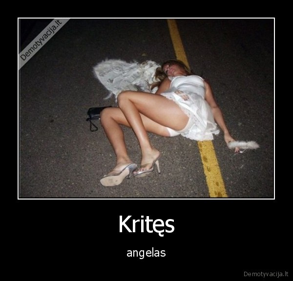 Kritęs - angelas