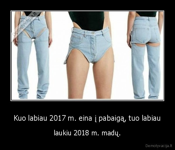 Kuo labiau 2017 m. eina į pabaigą, tuo labiau - laukiu 2018 m. madų.