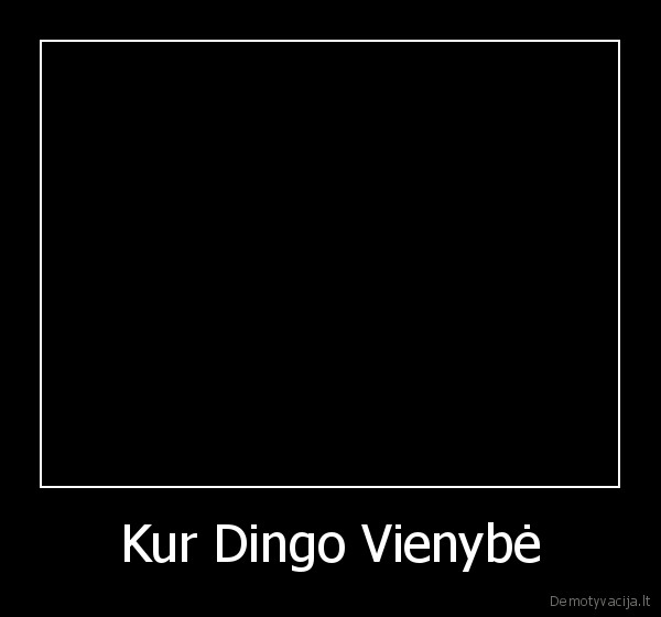 Kur Dingo Vienybė - 