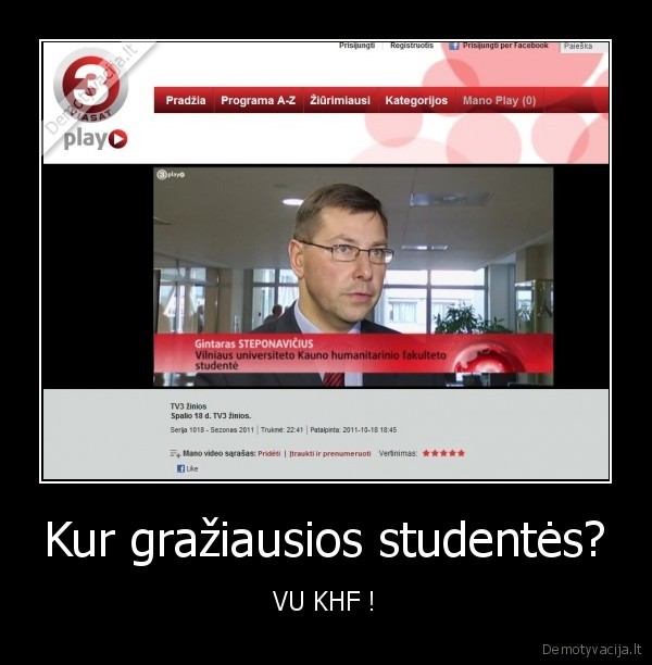 Kur gražiausios studentės? - VU KHF !