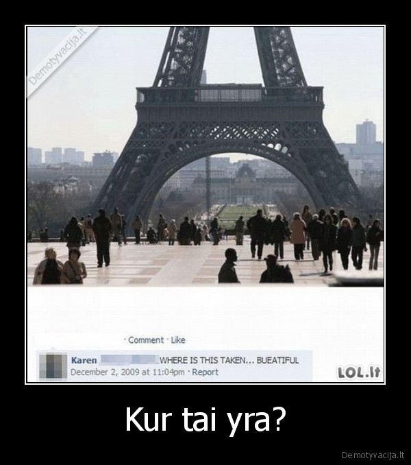 Kur tai yra? - 