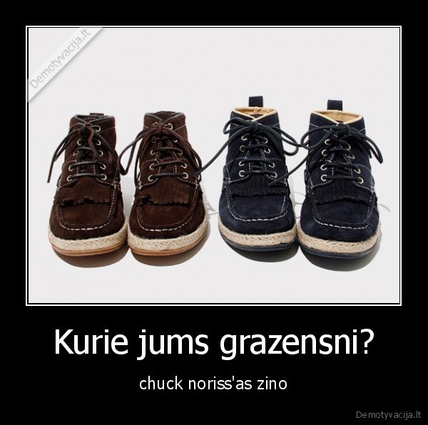 Kurie jums grazensni? - chuck noriss'as zino