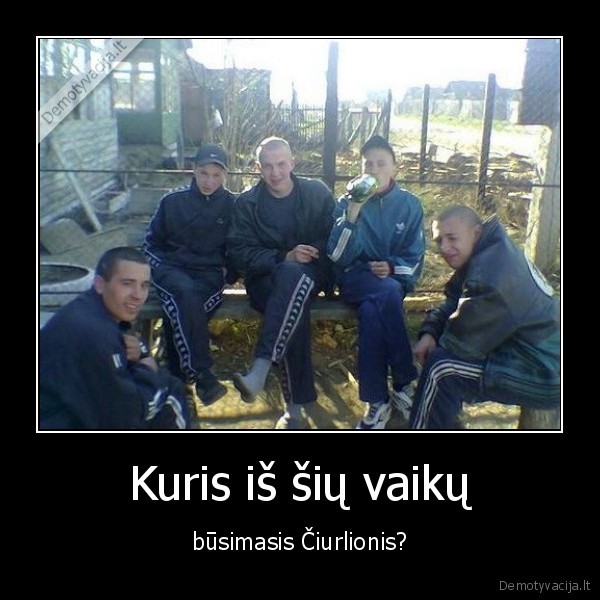 Kuris iš šių vaikų - būsimasis Čiurlionis?