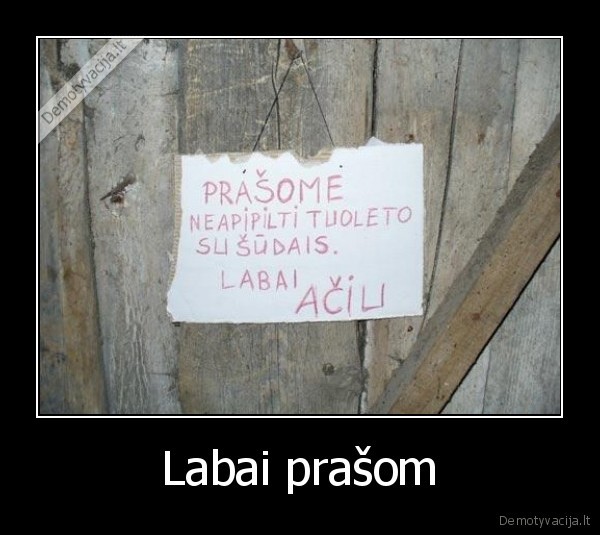 Labai prašom - 